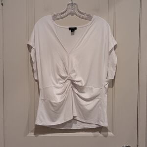 Halogen Twist Detail T-Shirt 1X